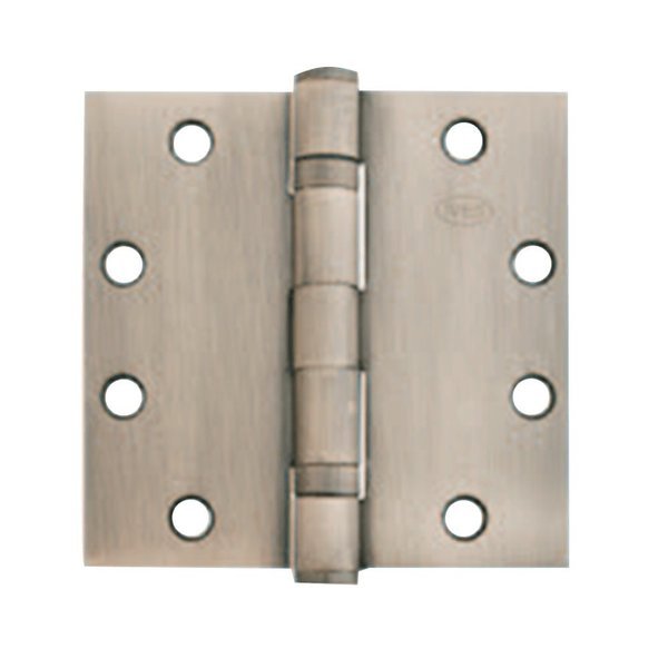 5-Knuckle Ball Bearing Hinge, Standard Weight, 5-in x 4-1/2-in, 8-Wire, Satin Chrome Finish, Ives, Mfr#: 5BB1 5.0X4.5 652 TW8 CON